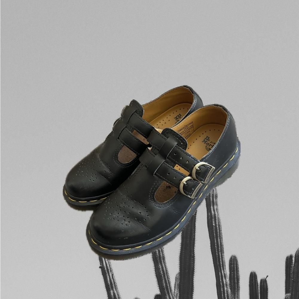 Dr. Martens Black Dress Shoes with Buckle